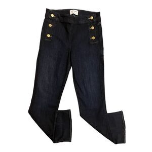 Frame Denim Le High Flare Side Button Jeans
